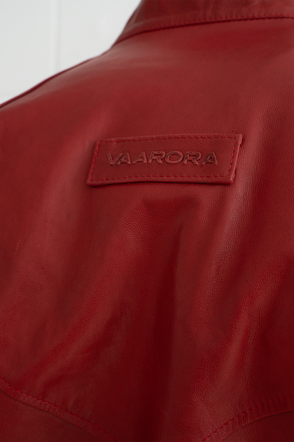 VITTORIO LEATHER JACKET RED